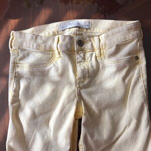 Abercrombie & Fitch Light Yellow Denim Size 2